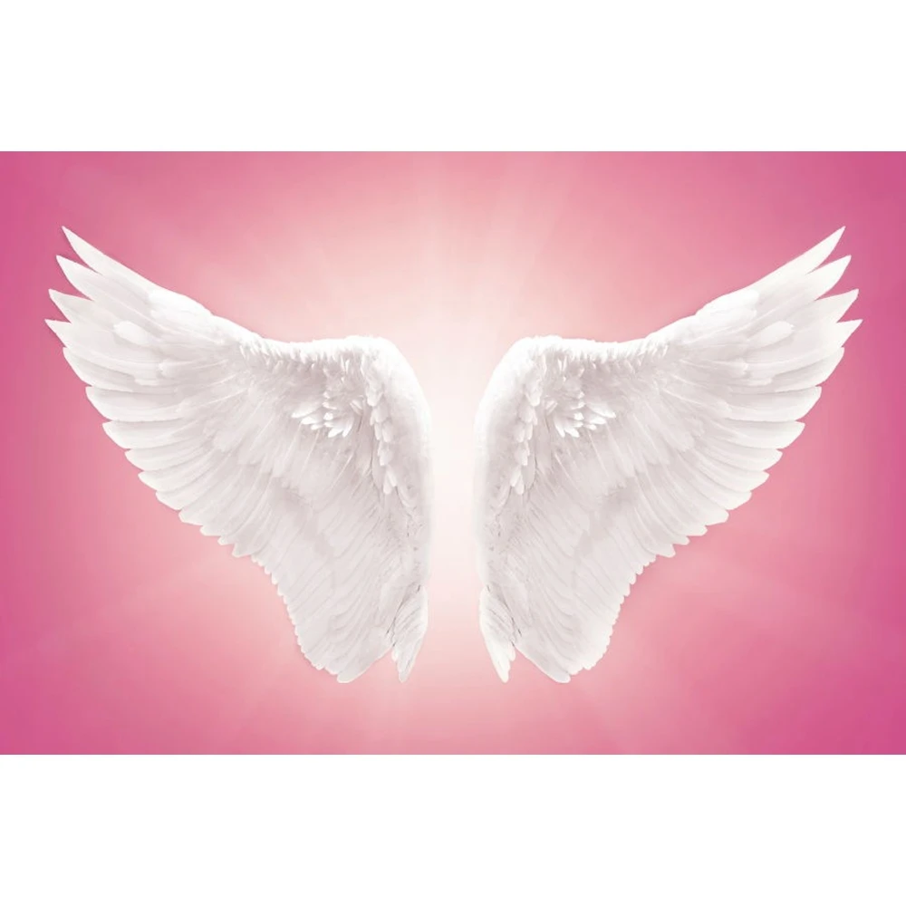 Виниловый фон для студийной фотосъемки с крыльями ангелом принцессой малышом