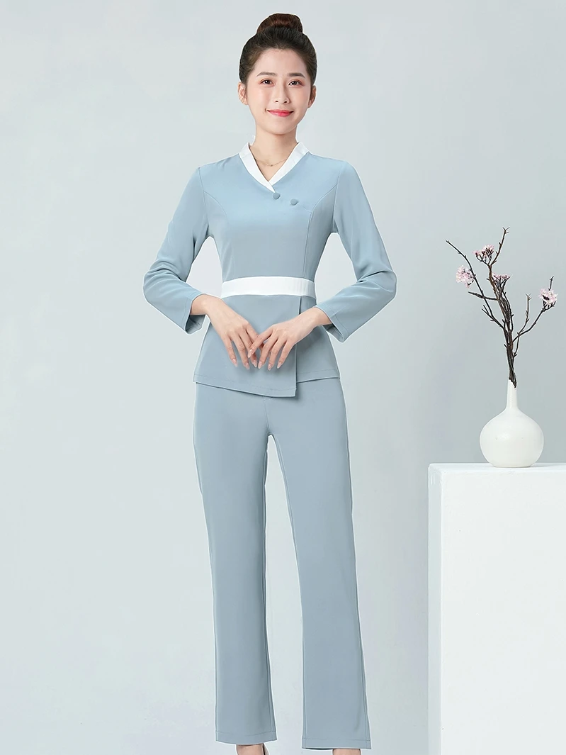 2021 рабочая одежда в Корейском стиле высококачественный костюм из 2 предметов с