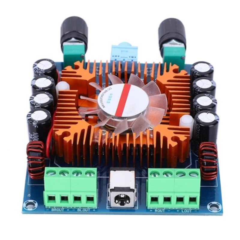 XH-A372 TDA7850 четырехканальный 50 Вт x 4 HIFI автомобильный стерео аудио усилитель плата