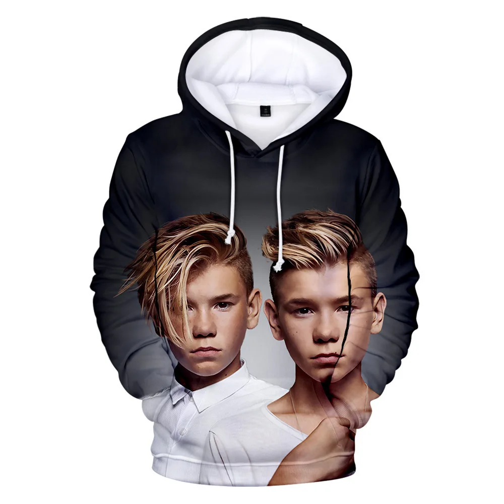 

Fashion Marcus and Martinus 3D Hoodie Sprint/Autumn/Winter Sweatshirts Women/Men Hip Hop Long Sleeve Sweatshirts Oversized