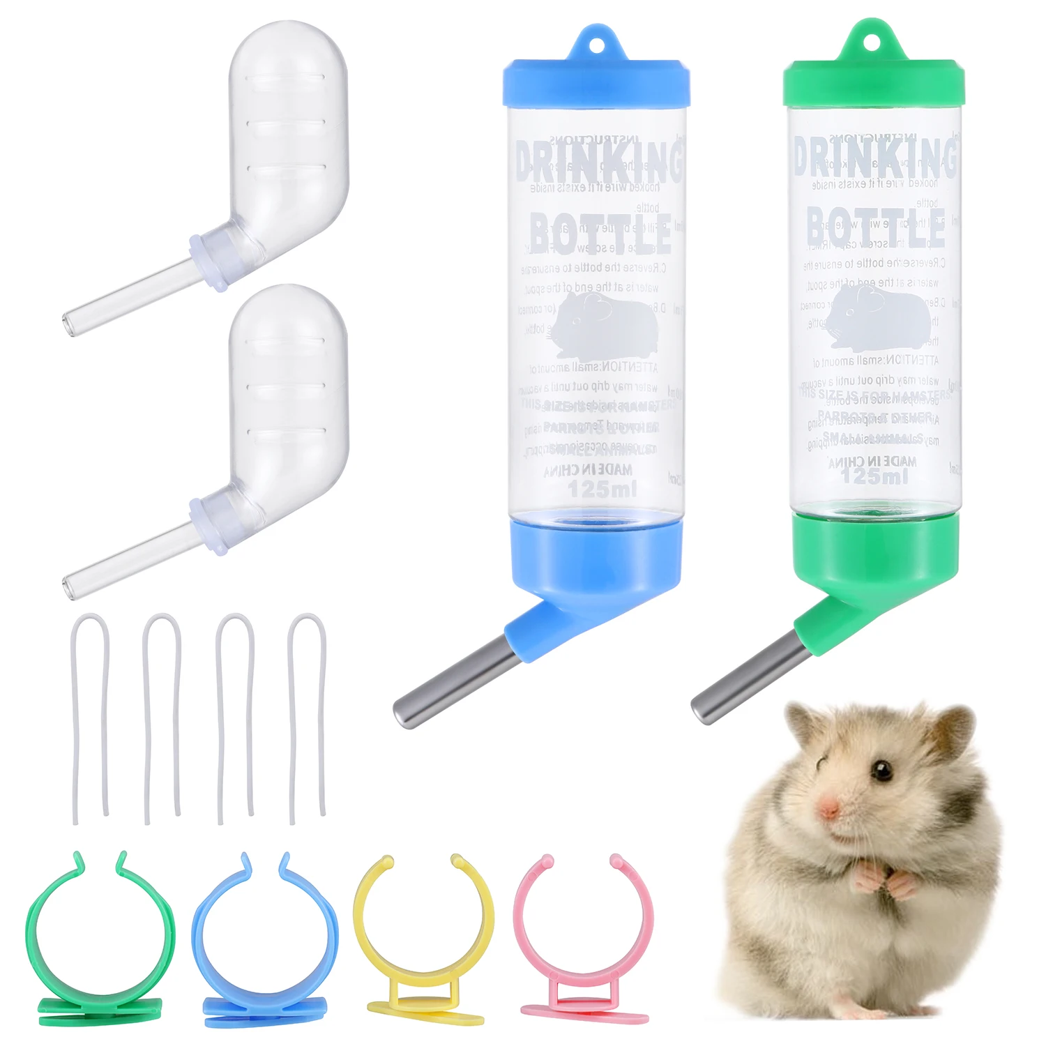 4 упаковки бутылка для воды в виде морской свинки без капель не содержит Бисфенол