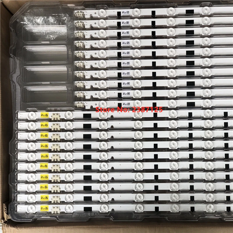 20pcs LED strip 11+7Leds For Samsung 55 inch TV UA55F6400 UA55F6800 2013SVS55F D2GE-550SCB-R3 D2GE-550SCA-R3 UN55F6800 UE55F6170 | Лампы и