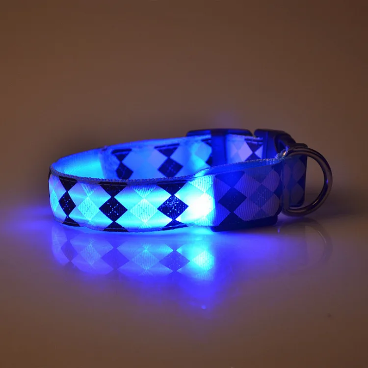 Товары для собак и кошек пластиковый светодиодный ошейник с