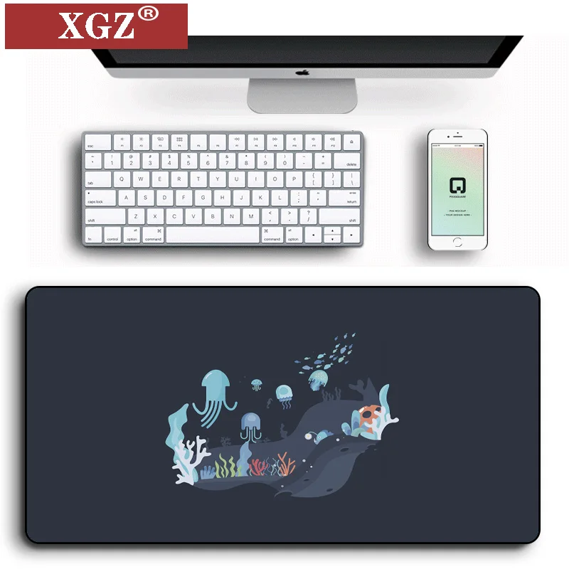 

XGZ Minimalist Office Desk Mat Desk Mat 400*900mm Non-slip Office Mat Student Game Mouse Player Accessories Russia Promotion