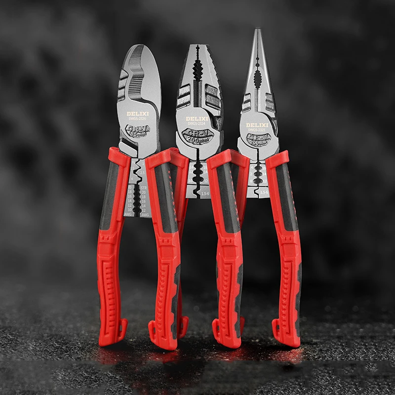 

Wire Cutters Multifunctional Wire Stripping Electrician's Pliers Needle-Nose Pliers Electrician Tools Pliers Set