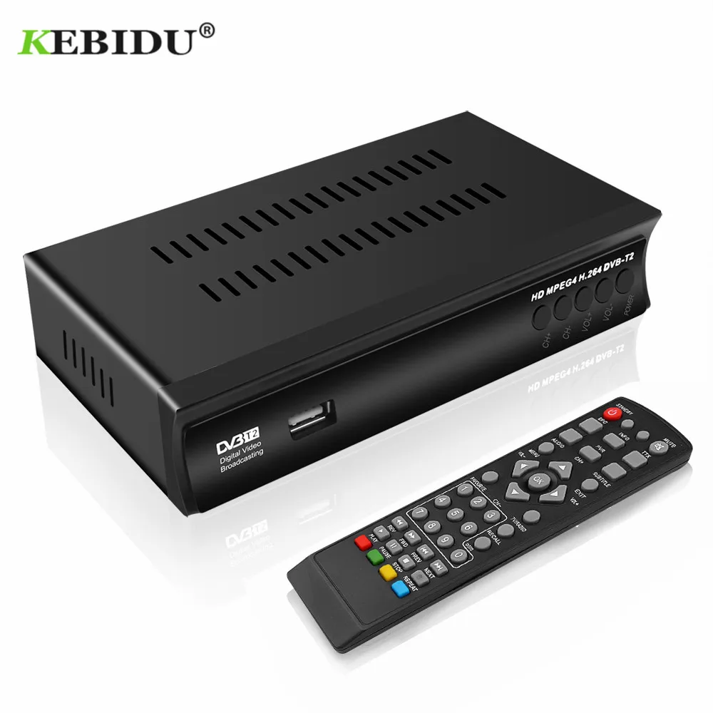 Спутниковый ресивер KEBIDU M2 DVB T/T2 HD цифровой ТВ тюнер приемник MPEG T2 H.264 для эфирного T
