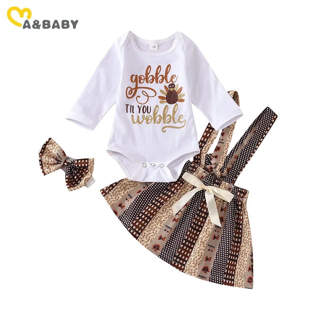 Ma &amp Baby/комплект одежды на День Благодарения для маленьких девочек 0-18 месяцев 2020