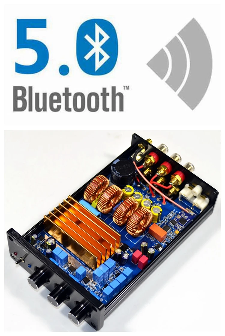 KYYSLB DC30-46V 2,1 канальный 4,2 Bluetooth усилитель мощности TPA3255 300 Вт+ 150 Вт* 2 класс D Мини цифровой усилитель