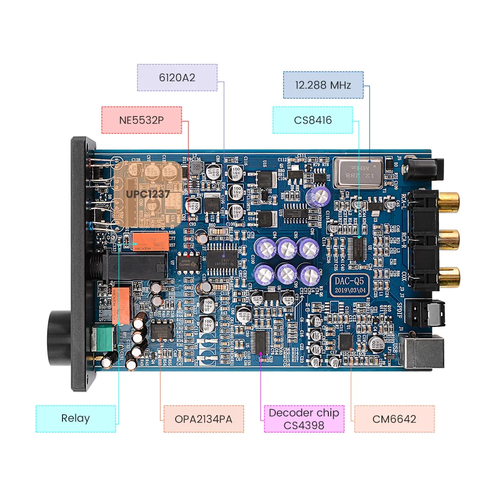 AIYIMA мини-усилитель портативные наушники HiFi AUX усилители TPA6120 PC-USB DAC декодер Аудио гарнитура Amplificador с регулятором громкости