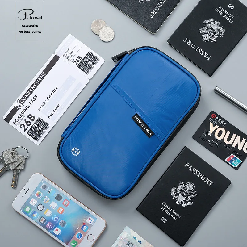 Сумка для паспорта из коровьей кожи с мультипликационным рисунком ручная