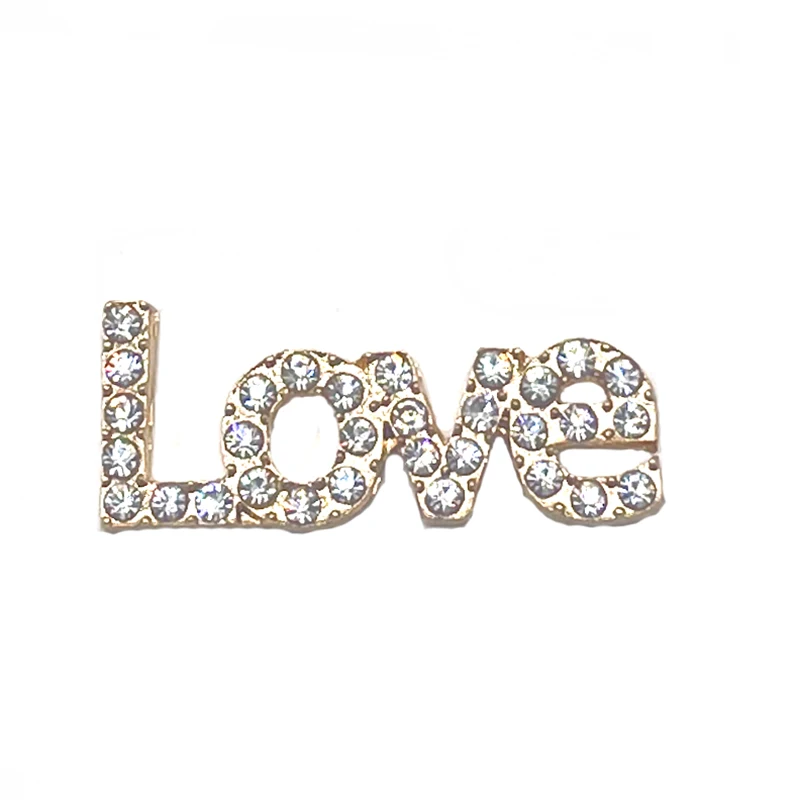 1pc Metal Crown Bear JIBZ Croc Charms Accessories DIY Rhinestone Flower Garden Shoe Decoration Sandals Ornaments Kids Gifts