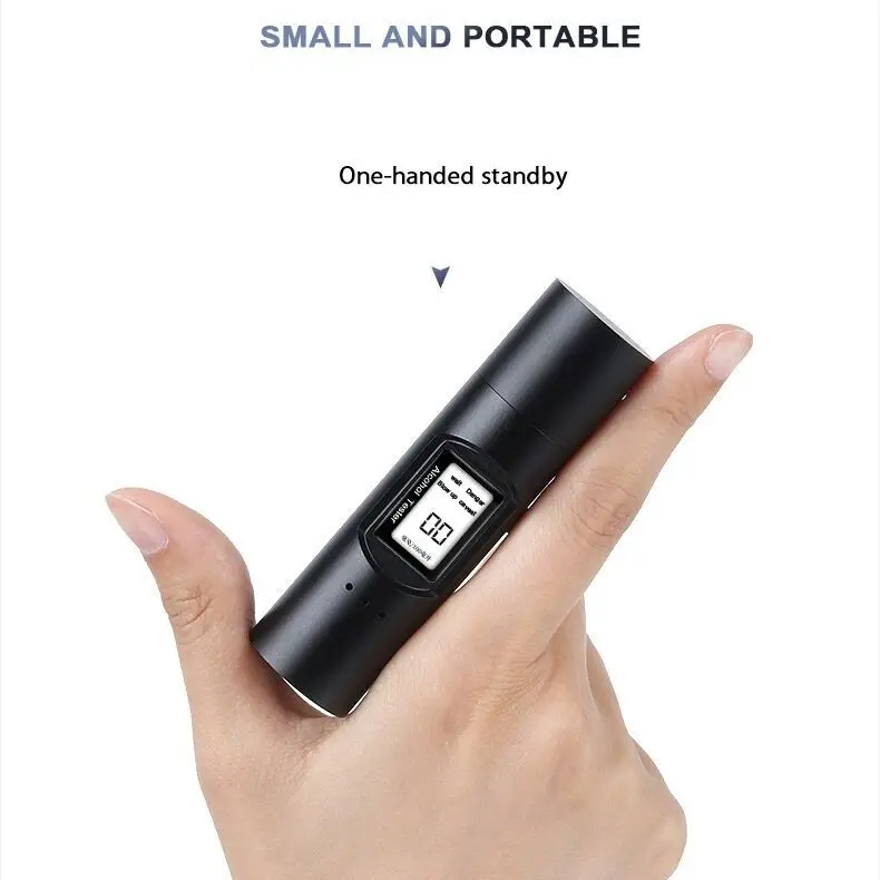 Алкотестер высокоточный цифровой алкотестер с ЖК дисплеем USB зарядка для полиции