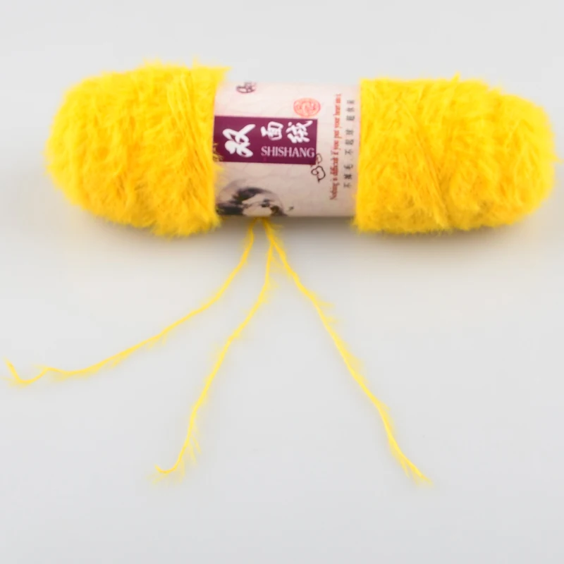 1 шт. = 100 г Двусторонняя длинная норковая кашемировая пряжа для ручной вязки