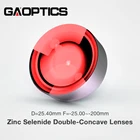 ZnSe CVD лазерное Оптическое стекло IR двойные вогнутые линзы Biconcave линзы диаметром мм
