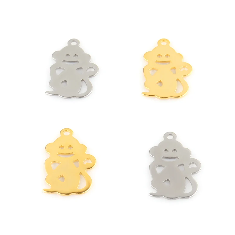 

20 шт./партия, подвески в виде обезьяны, 19 х12 мм