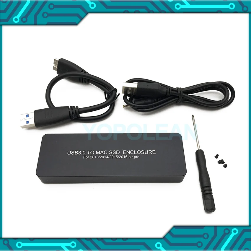 USB3.0 к MAC SSD корпус адаптер Внешний для 2013/ 2014/ 2015/ 2016 Air Pro Корпус жесткого диска