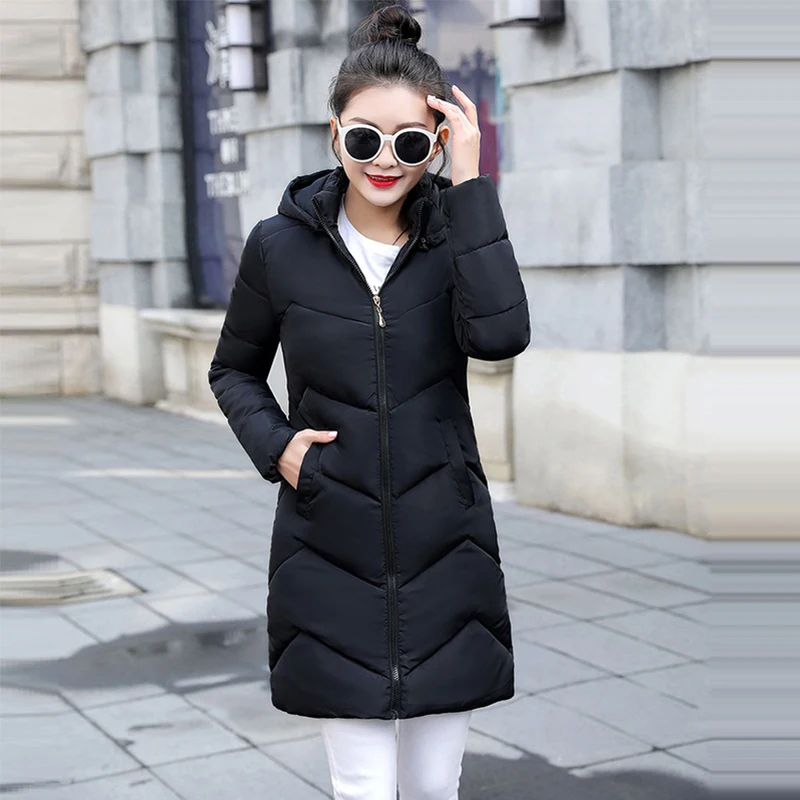Парка женская пуховая куртка новинка 2021 осенне-зимняя плотная зимняя одежда