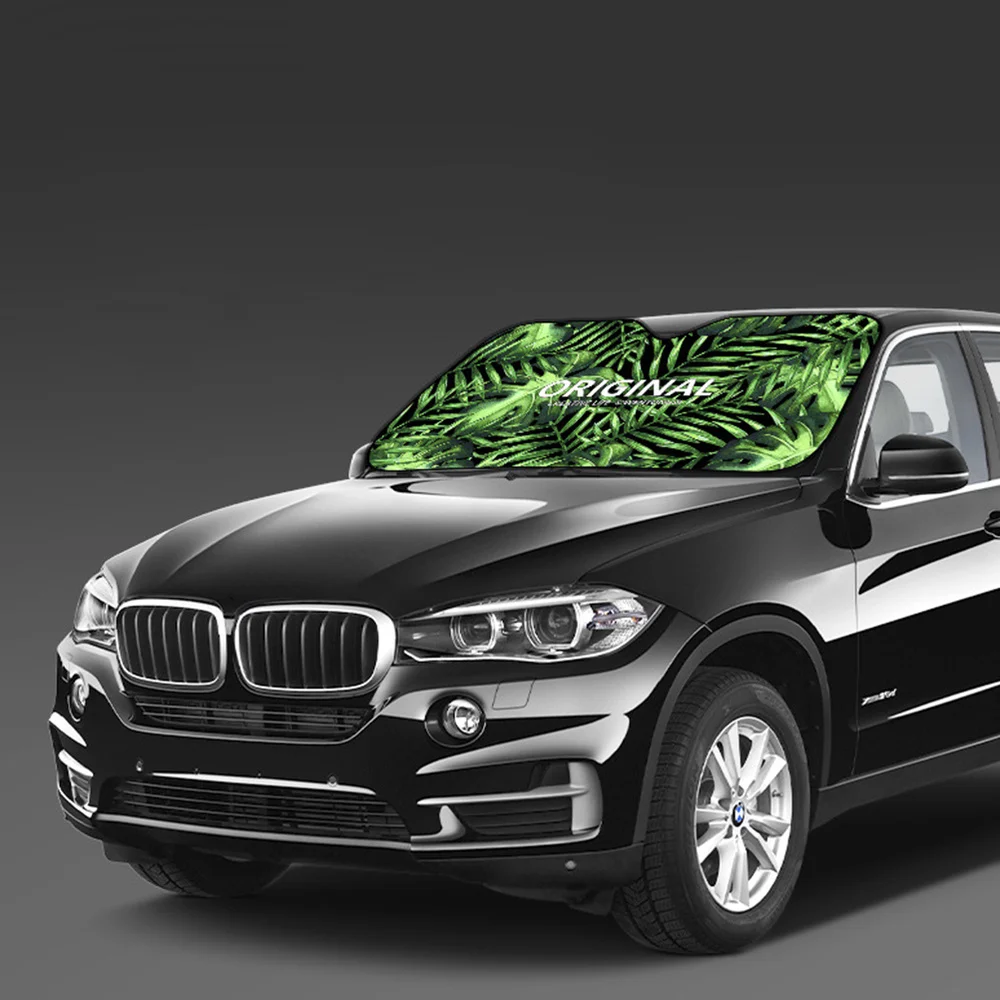 Солнцезащитный козырек на лобовое стекло автомобиля защита от УФ-лучей