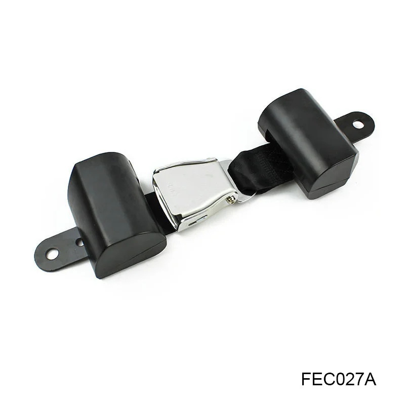 

ALR 2 Point 47mm Width Polyester Car Seat Belt Black Color Safety Belt For Wheelchairs FEC027A