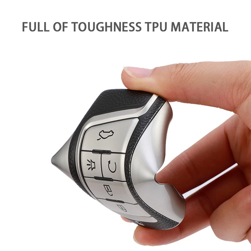 Чехол для автомобильного ключа ТПУ кожаный чехол с 5 кнопками дистанционного GAC