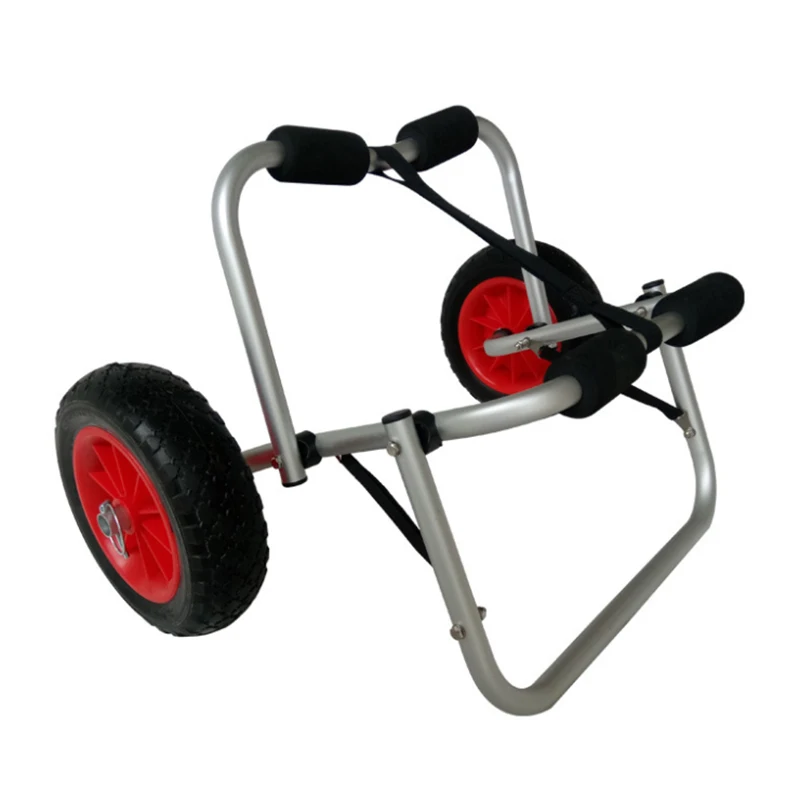 

Portable Lightweight Foldable Boat Kayak Carrier Beach Marine Drag Trailer Boat Kayak Cart Dolly Tote Trolley Transport Cart