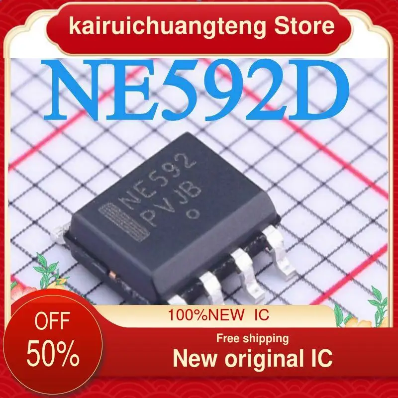 

(1 шт.) NE592 NE592D SOP8 NE592D8R2G новый оригинальный IC