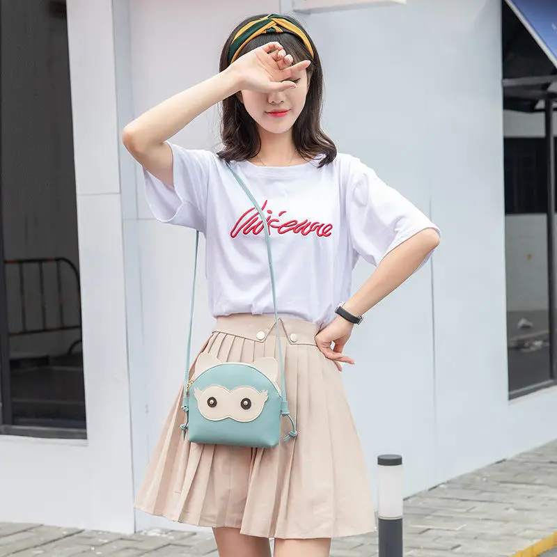 

2021 New Mini Mobile Phone Bag Coin Purse Cartoon Sesame Street Student Shoulder Messenger Bag Lipstick Bag