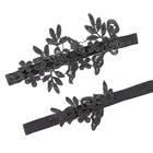 Кружевные вышитые цветочные сексуальные подвязки 2 шт.компл. Свадебные Подвязки для женщинсвадебные подвязки с кольцом до бедра для невесты