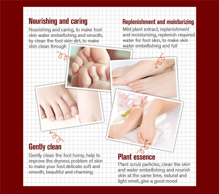 ROREC 180g Shea Butter tender massage exfoliator foot cream moisturizing Remove smelly feet skin care |