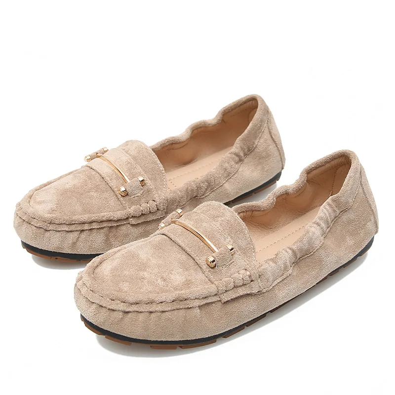 2020 г. зимняя Винтажная обувь без шнуровки женские лоферы балетки на плоской
