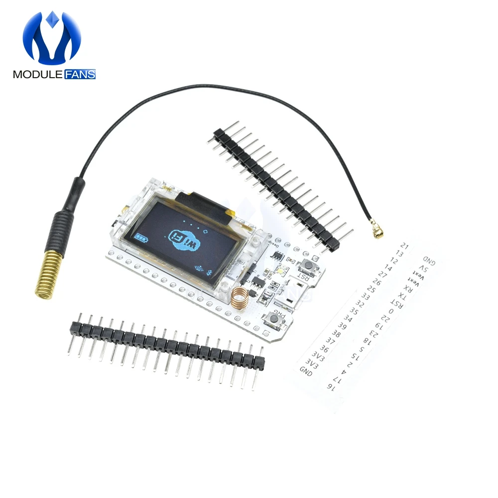 SX1278 ESP32 LoRa 0,96 дюймовый синий светодиодный цифровой дисплей Bluetooth wi-fi-комплект модуль IOT макетная плата для Arduino 433 МГц 470 МГц