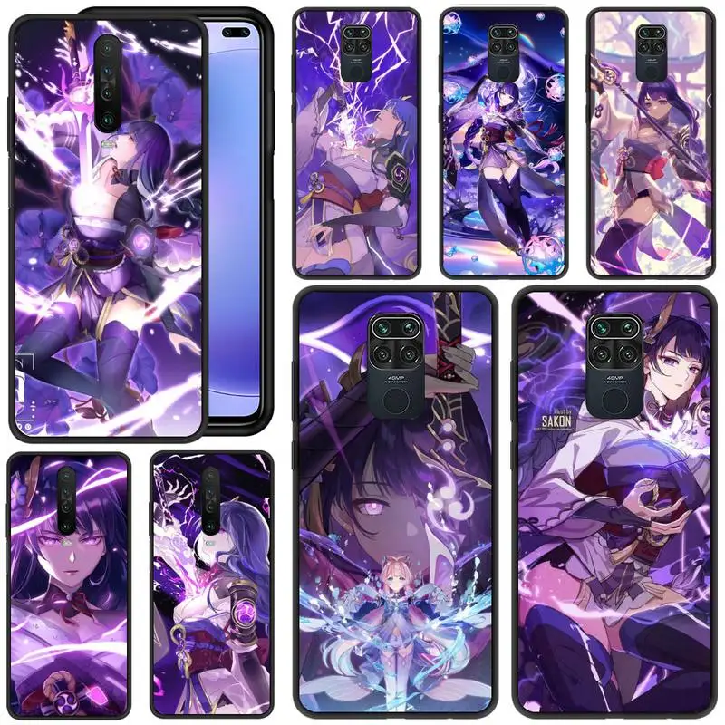 

Raiden Shogun Baal Genshin Impact Phone Case For Redmi 5 6 Plus K 7 8 9 20 30 X A Pro Note 4 5 6 7 8 9 S X A Phone Cover Coque