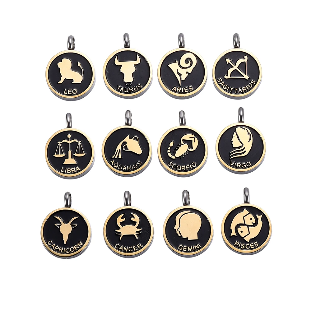 

IJD9968 Stainless Steel The Birthday Series Aries Constellation Sign Memorial Necklace for Ashes Urn Bracelet Souvenir