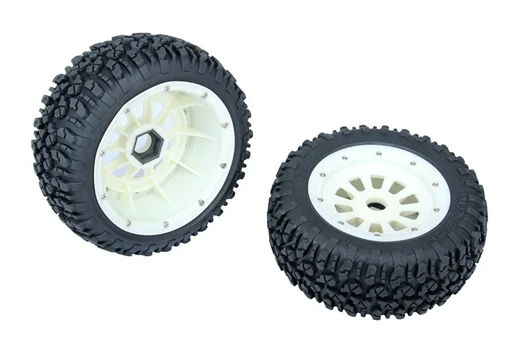 Высокопрочные нейлоновые ступицы колеса с шиной в сборе для 1/5 Losi 5ive-T Rovan LT King Motor X2