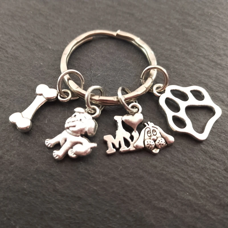 Брелок для ключей я люблю свою собаку 1 шт.|Брелоки| |