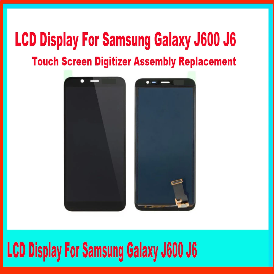 

ЖК-дисплей OLED высокого качества для SAMSUNG Galaxy J600, J6, J600F, 5,6 дюйма, сенсорный экран, дигитайзер в сборе, замена, протестирована