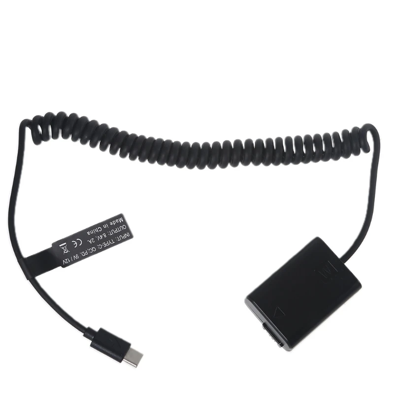 

K3NB Type C to Dummy Battery Replacement NP-FW50 Compatible with Cameras Monitors Power the Camera Low Temperature Tolerance