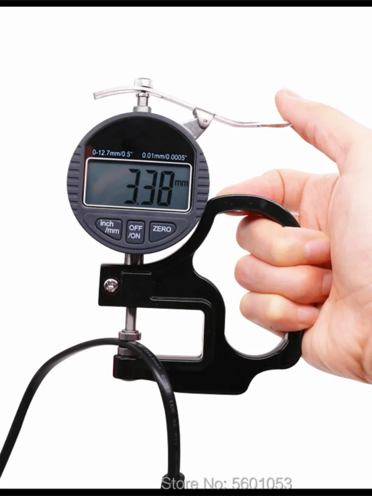 Измерительный прибор шайб толщин для дизельных инжекторов Common Rail с показателем хода микрометра 0-12,7 мм.