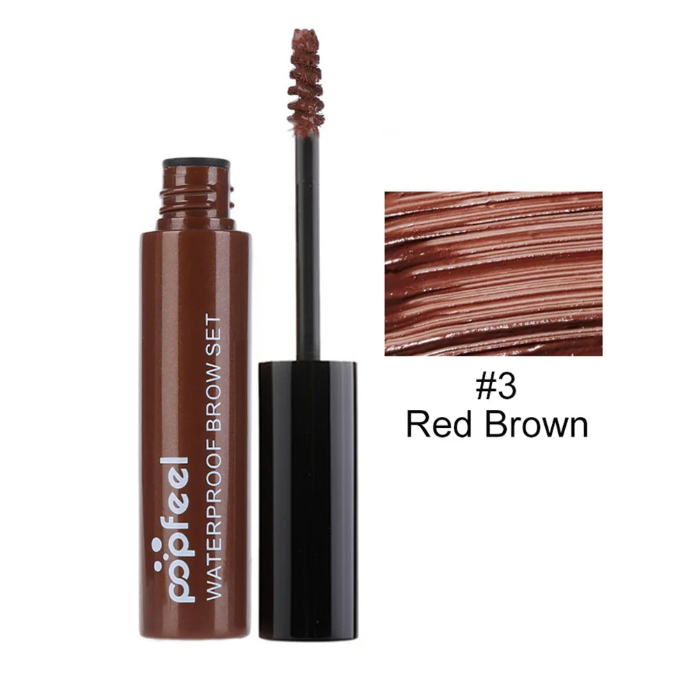 Новый теплый коричневый черный гель для бровей жидкий крем водостойкий стойкий