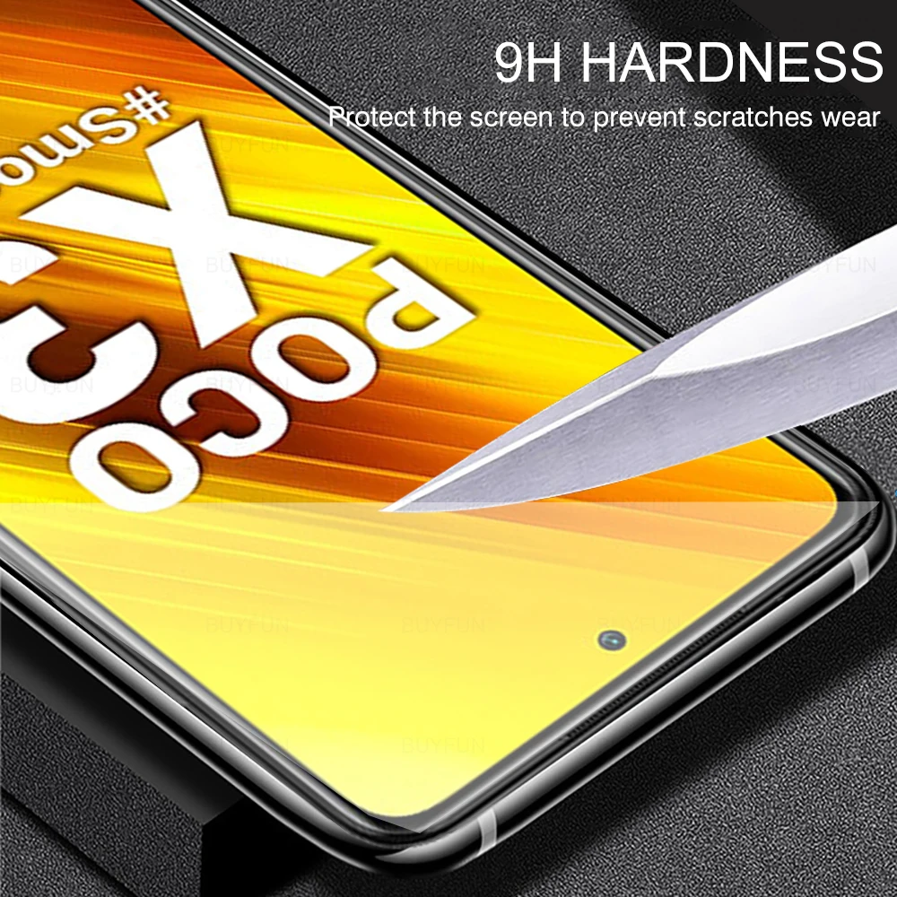 Для xiaomi poco x3 x 3 pocox3 стеклянная пленка для сенсорного экрана с защитой от царапин