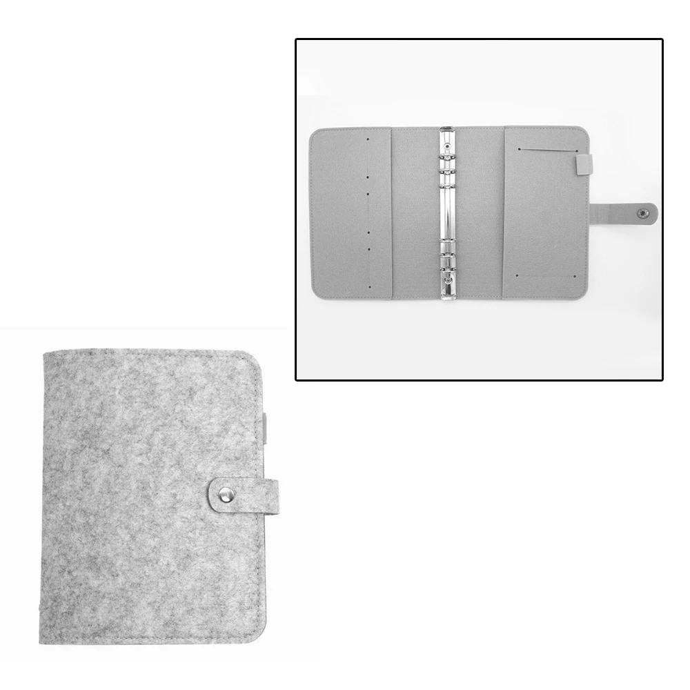 Винтажный Войлок планировщик повестки дня Планировщик Обложка переплет А5