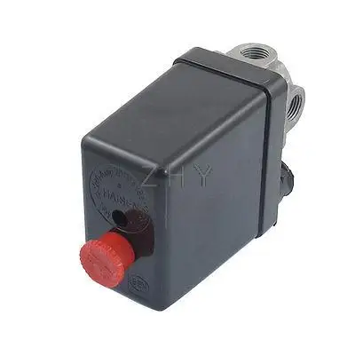 AC 240V 20A 175PSI 4 Порты и разъёмы Давление переключатель Управление клапан для