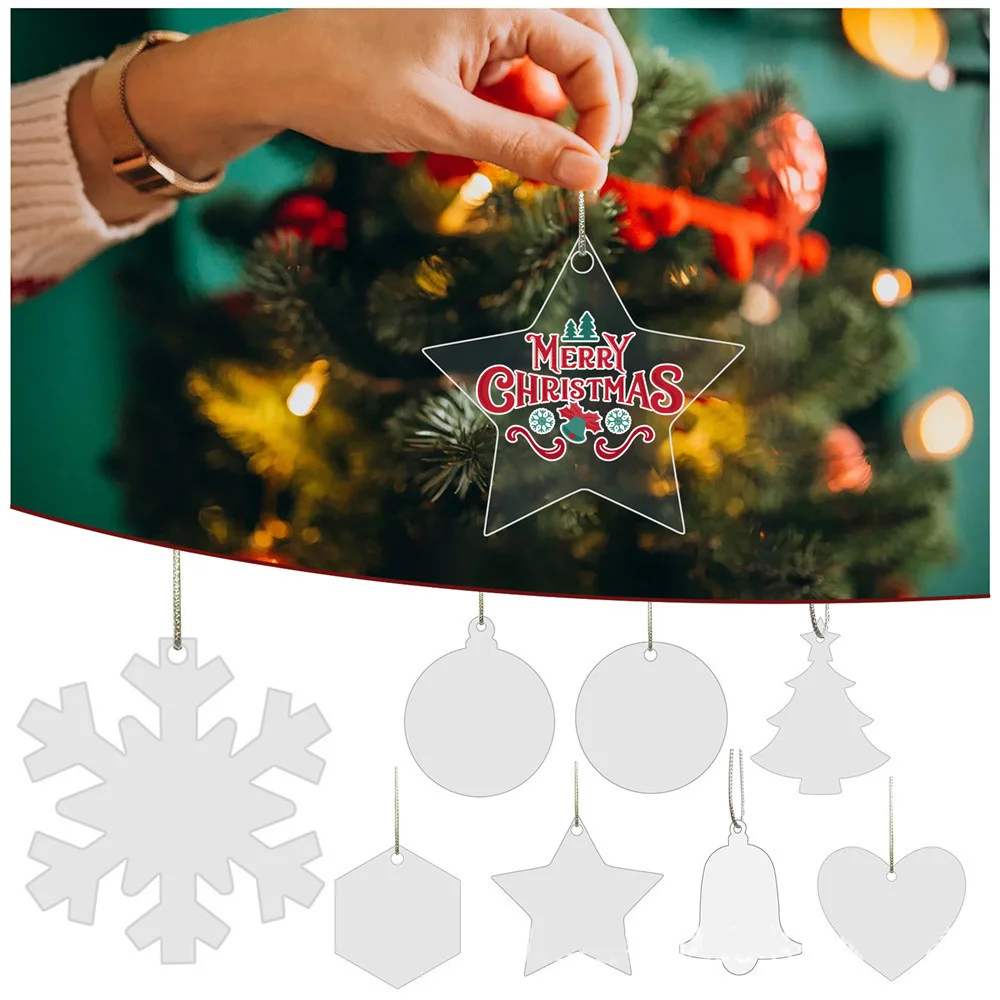 20 шт. прозрачные круглые акриловые украшения для творчества | Дом и сад