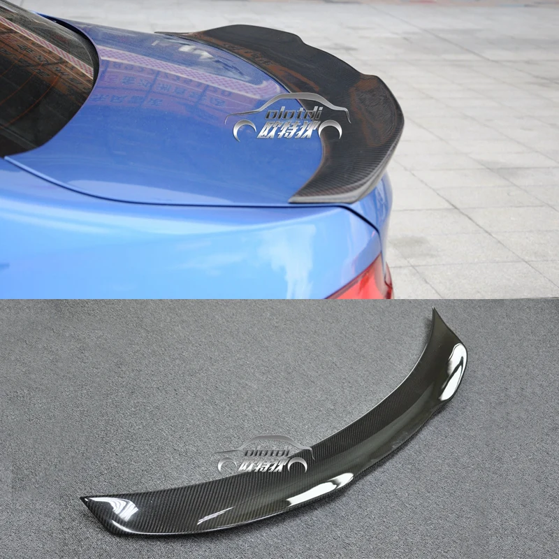 OLOTDI углеродного волокна спойлер заднего багажника крыла для BMW F30 3 серии седан/F80