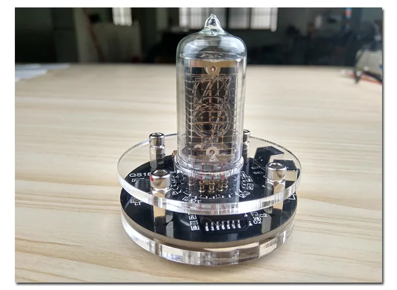 Одиночная трубка QS18 12 светящиеся часы Nixie часы|Подвесные лампочки| |