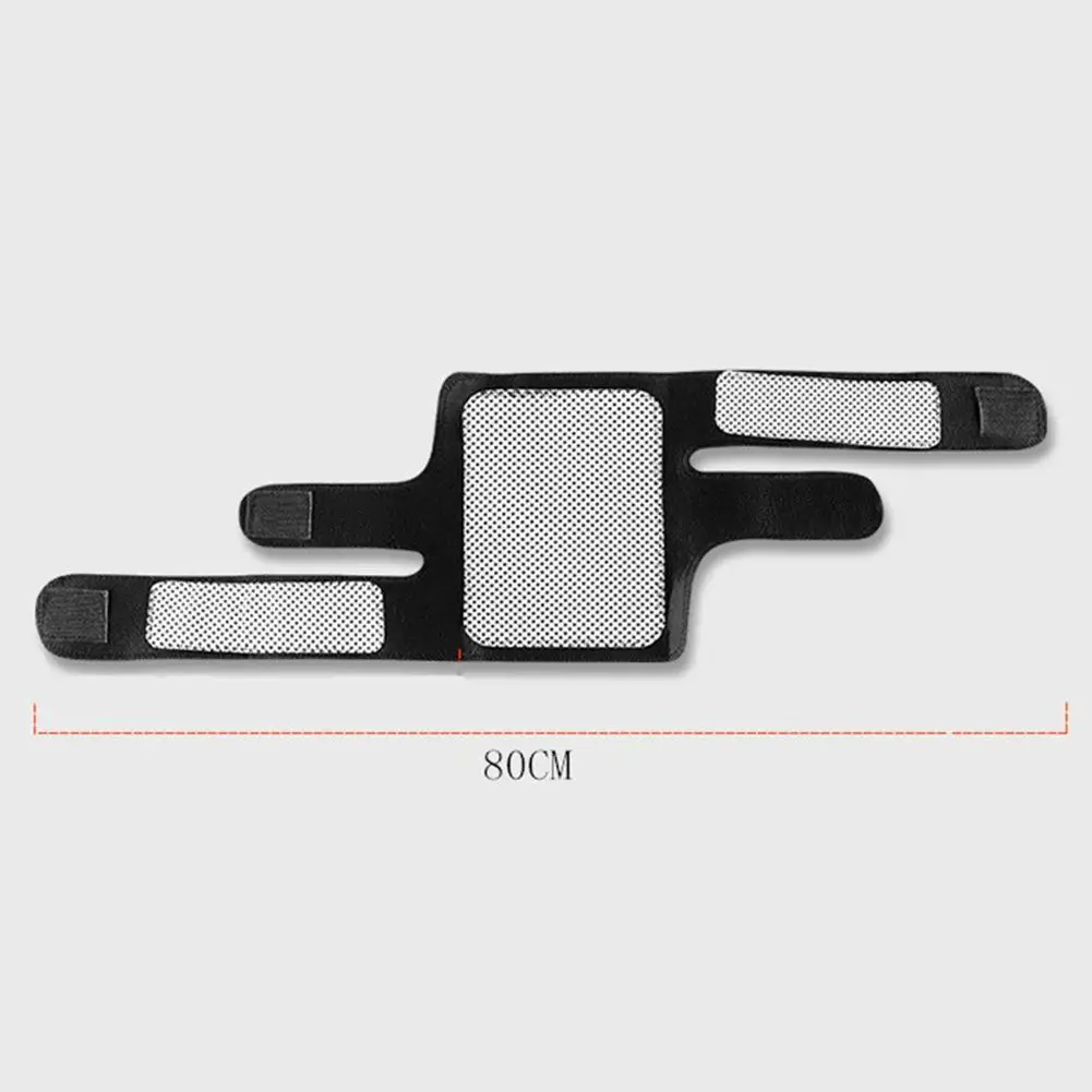 1Pair Adjustable Tourmaline Self-heating Magnetic Therapy Knee Protective Belt Arthritis Knee Massager Knee Brace Support Pads