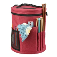 knitting bag yarn organizer bag for wool crochet hooks knitting needles sewing set diy yarn balls storage bag
