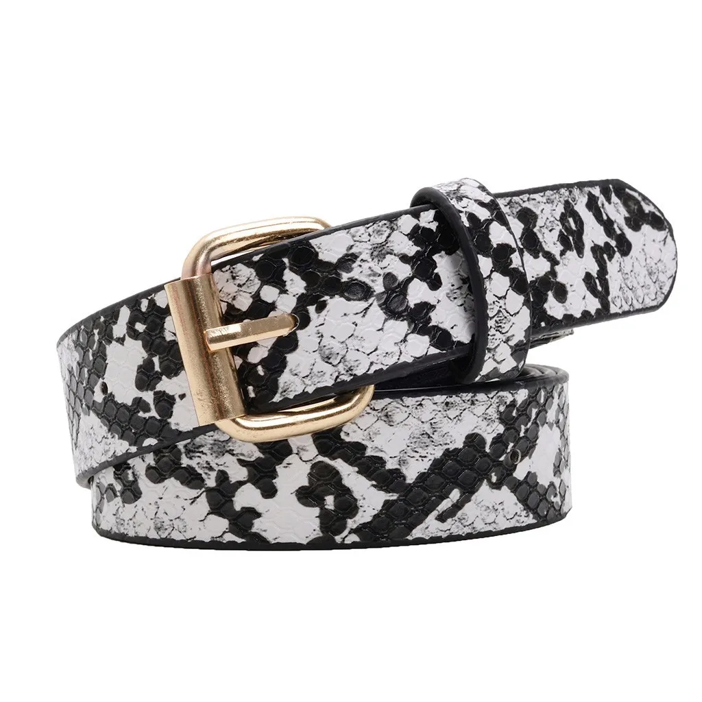 Модные женские ремни из искусственной кожи металлический корсет с пряжкой в