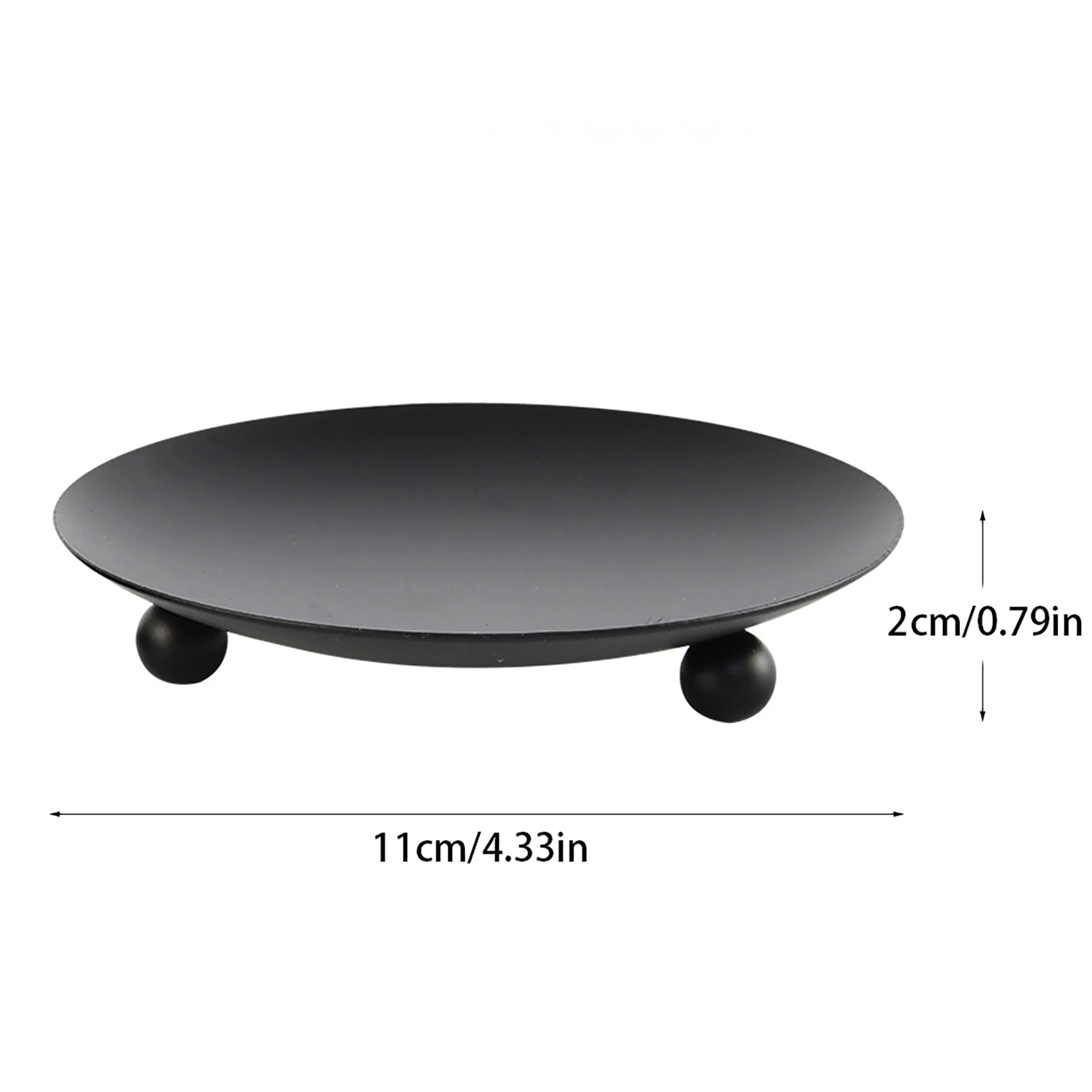 

2pcs 11x11cm Iron Candle Holder Pillar Metal Plate For Wedding Party Festival Candelabra Art Gift Home Decor