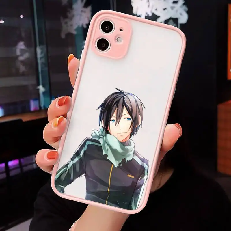 

Japan anime Yato Noragami Phone Cases matte transparent For iphone 7 8 11 12 plus mini x xs xr pro max cover